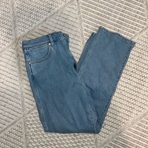 Wrangler women’s High Rise Straight Blue Jeans
